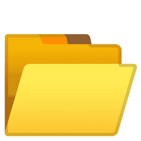 Bright and Organized Folder Collection PNG