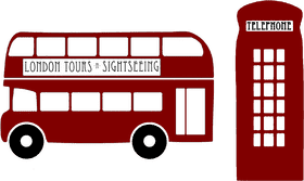 London Sightseeing Bus Adventure Experience PNG