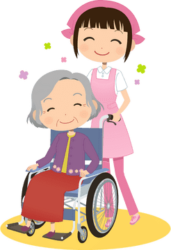 Caring Nurse with a Happy Patient PNG