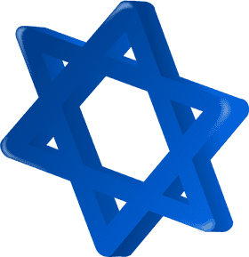 Hanukkah Star of Lights Celebration PNG