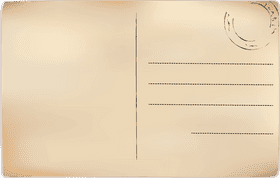 Vintage Postcard for Timeless Memories PNG
