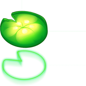 Vibrant Green Number Pad Design PNG