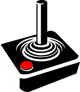 Classic Joystick for Retro Gaming Fun PNG