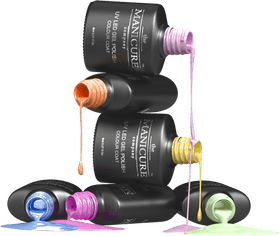 Vibrant Color Collection Manicure Kit Essentials PNG