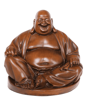 Joyful Buddha of Abundance and Contentment PNG
