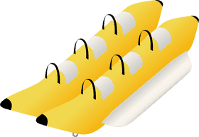 Ferry Boat Adventure Bright Yellow Fun on Water PNG