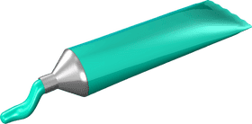 Vibrant Mint Toothpaste for Fresh Smiles PNG