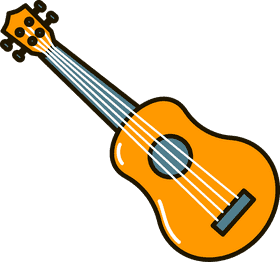 Joyful Ukulele Strumming Melodies PNG
