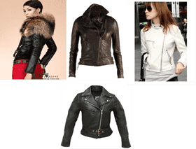 Stylish Leather Jacket Collection for Modern Fashionistas PNG
