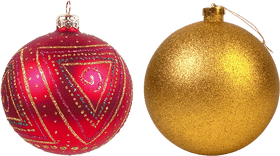 Christmas Sparkle Ornaments Delight PNG