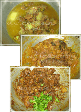Savory Meat Delights Mutton Sukka Recipe PNG