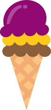 Deliciously Swirled Ice Cream Cone Delight PNG
