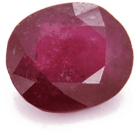 Radiant Ruby Gemstone Elegance PNG