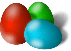 Easter Egg Colorful Delight PNG