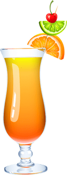 Tropical Beach Breeze Cocktail PNG