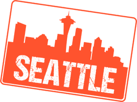 Seattle Passport Stamp Gateway to the Emerald City PNG