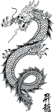 Chinese Dragon Symbol of Strength and Wisdom PNG