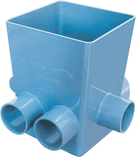 Bathroom Plumbing Junction Box for Efficient Drainage PNG