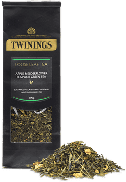 Refreshing Tea Cup of Apple and Elderflower Bliss PNG