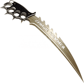 Zombie Hammer Knife Block Holder PNG