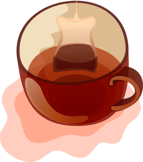 Warm Embrace of a Tea Cup PNG