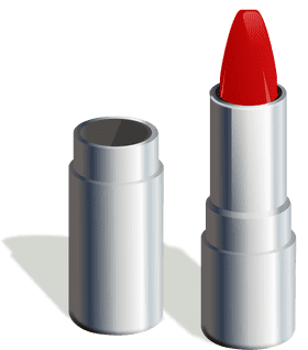 Radiant Red Lipstick Delight PNG