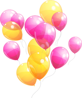 Colorful Balloon Celebration Breeze PNG