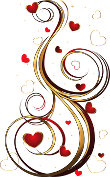 Whimsical Heartswirls Picture PNG
