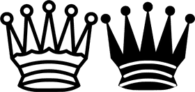 Majestic Queen Crown of Elegance PNG