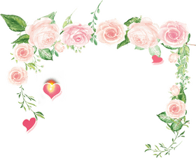 Delicate Heartflower Garden of Love PNG