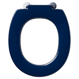 Elegant Blue Toilet Paper Holder Design PNG