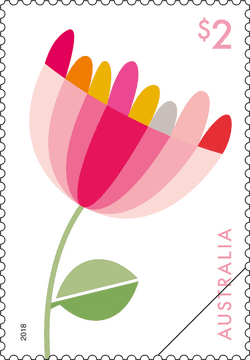 Rubber Stamp Floral Elegance Design PNG