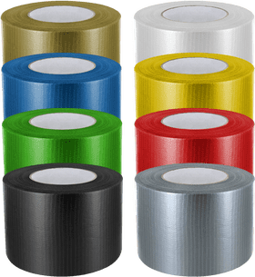 Colorful Rolls of Scotch Tape Collection PNG