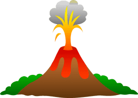 Majestic Eruption of the Volcano PNG