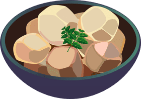 Hearty Potato Food Delight PNG