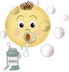 Soap Bubble Joy A Child’s Delightful Playtime PNG