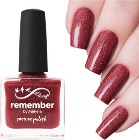 Remember Sparkling Nail Polish for Glamorous Nails PNG