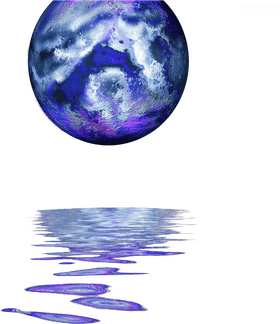 Mystical Reflections of the Planet PNG