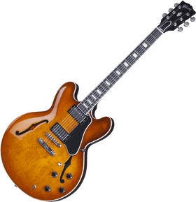 Classic Electric Guitar with Vintage Charm PNG