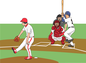 Ready to Swing The Baseball Bat in Action PNG