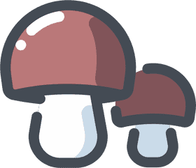 Mushroom Duo Delight PNG
