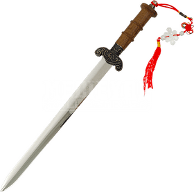 Chinese Sword with Traditional Decoration PNG