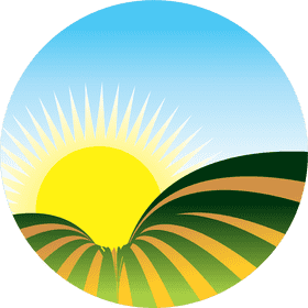 Sunrise Over Golden Hills PNG