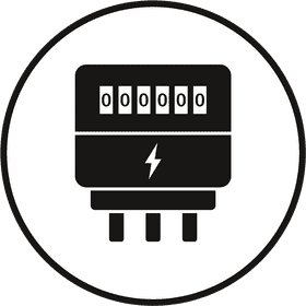 Smart Parking Meter with Digital Display PNG