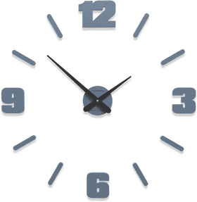 Modern Minimalist Wall Clock Design PNG