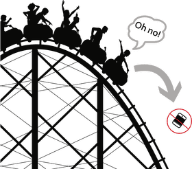 Thrilling Adventures at the Amusement Park PNG