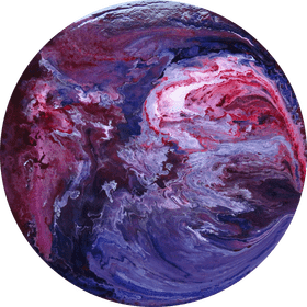 Mysterious Swirls of the Cosmic Planet PNG