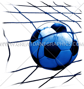 Soccer Ball Caught in the Net PNG