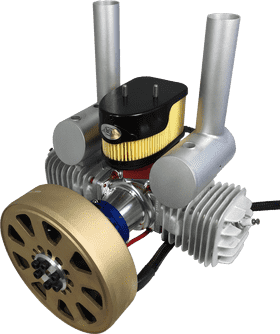 High-Performance Jet Engine for Model Aircraft PNG