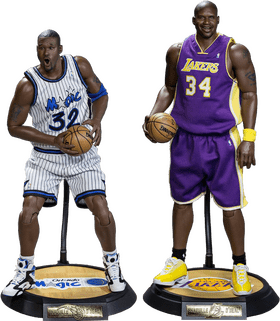 Basketball Legends Shaquille O'Neal in Action PNG